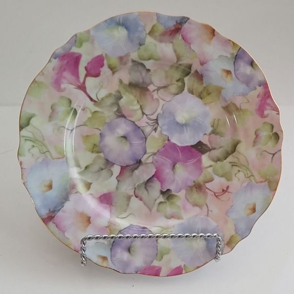 Skye Mcghie Morning Glory Plate - Picture 1 of 4